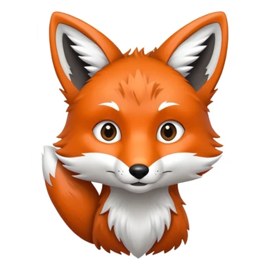 Hand that parody fox sticker