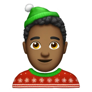 ugly christmas sweater sticker