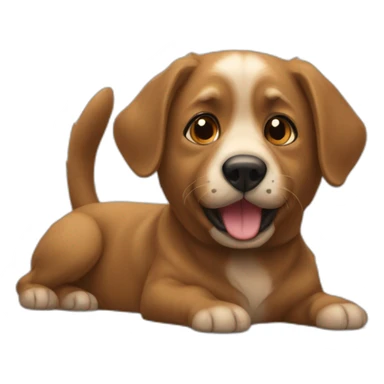 Chat ami avec chien sticker