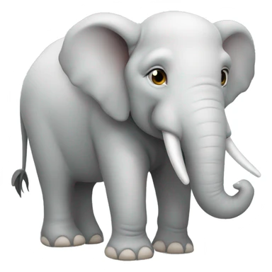 White elephant  sticker