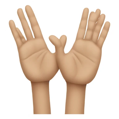 join two hands sticker