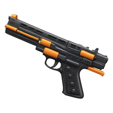 plastic gun toy sticker