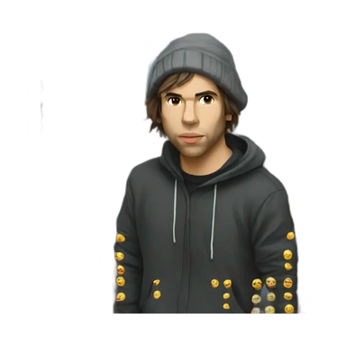 Orelsan rappeur français sticker