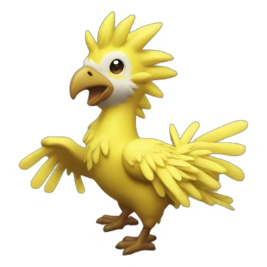 Chocobo wave sticker