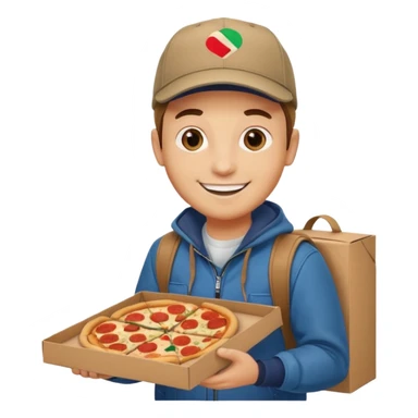 Food Delivery Guy sticker