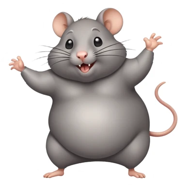Fat rat dancing  sticker