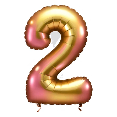 Birthday Ballon number "3" sticker