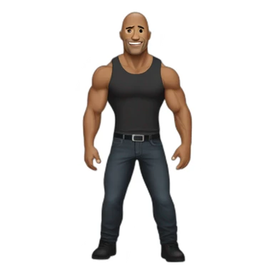 Thé rock Dwayne Johnson  sticker