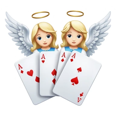 Angels and aces sticker