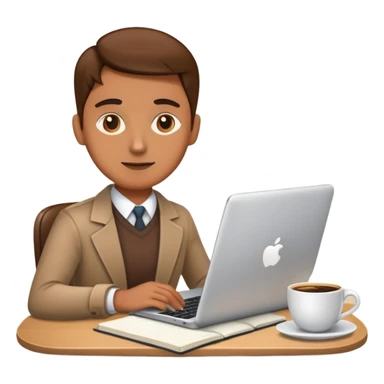 Mac, Coffe & Notebook sticker