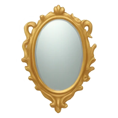 gold mirror sticker