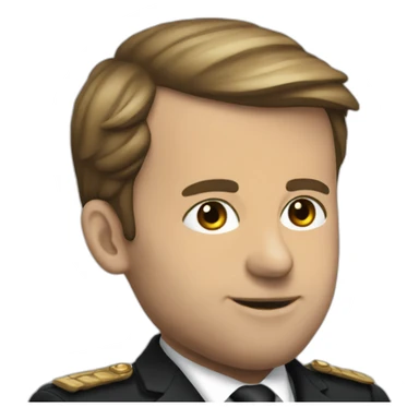 Macron Palestine sticker