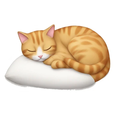 Cat sleeping sticker