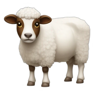 Vache x mouton  sticker