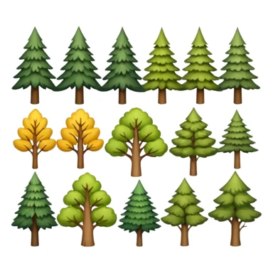 Cute, full-length tree emoji
birch, pine, oak, maple, spruce, poplar sticker