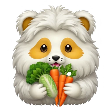 vegetarian animal sticker