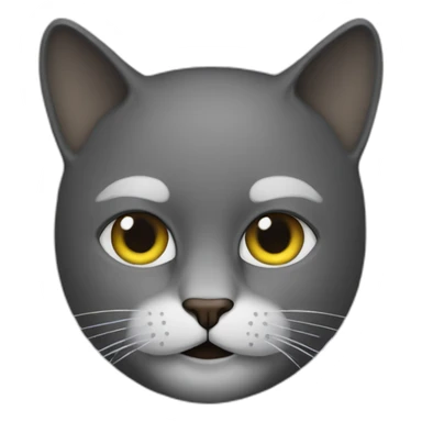 cat with ski mask sticker