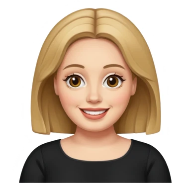 sneaky adele sticker