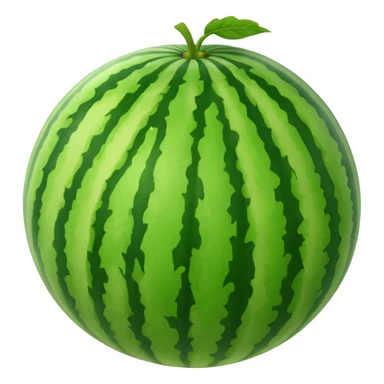 not sliced watermelon sticker