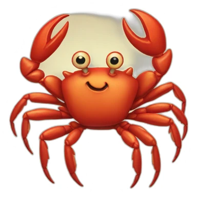 devilish crab sticker