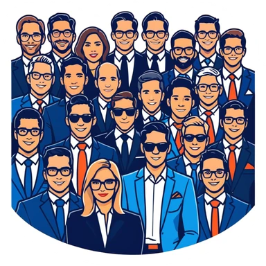 Grant Cardone, Tai Lopez, Josh King Madrid, Alex Hormozi, Iman Gadzhi, Daniel G, Branden Condy, Patrick Bet-David, Dan Henry, Luke Belmar, Shelby Sapp, Leila Hormozi, Tefi Valenzuela, business, influencers, friends, rich millionaire success lifestyle, private jet , supercars, success, sales sticker