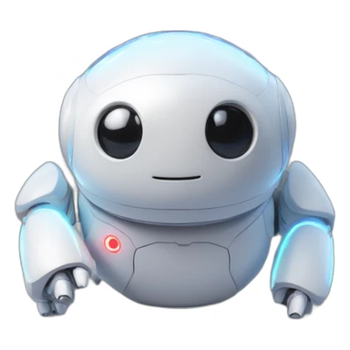 A holographic Baymax on watch, holographic, unreal engine 5 sticker