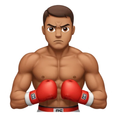 Boxer çıkartan sticker
