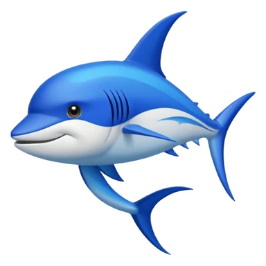 marlin swimming sticker