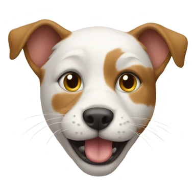 Cat with dogs head  sticker