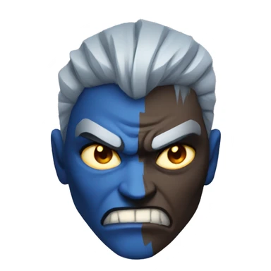 Blue kayn angry  sticker