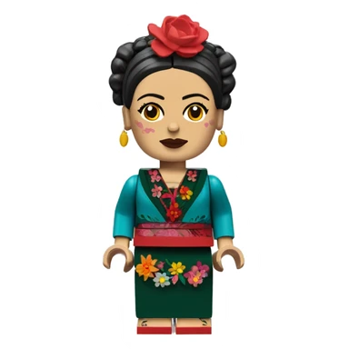 Frida Kahlo lego full body sticker