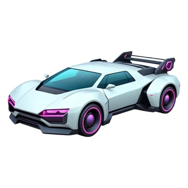 CYBERPUCK CAR BIG  sticker
