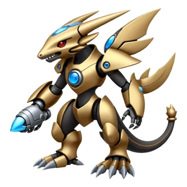 Mechanical Vernid-Primagen-Protogen-Fakémon-Pokémon-creature-fusion (full body) sticker