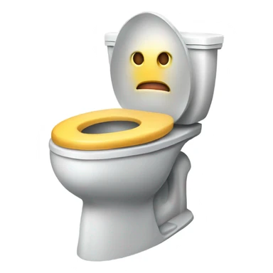 Skibidi toilet getting knee surgery sticker