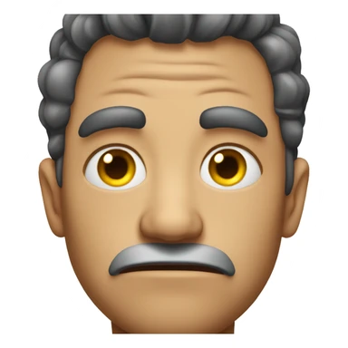 Mad but rolling eyes  sticker