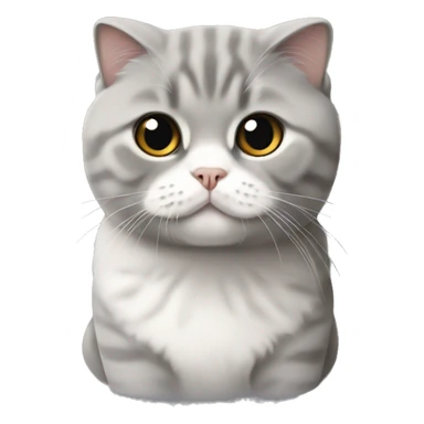 Scottish Fold gray Tommy Hilfiger sticker