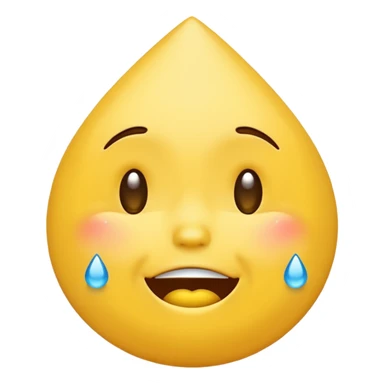 smiling emoji and crying sticker