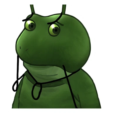 person hanging themselves sticker