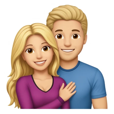 Shakira and her ex husband  sticker