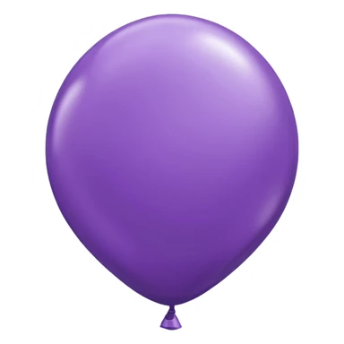 Purple balloon sticker