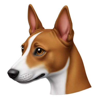 basenji  cap sticker
