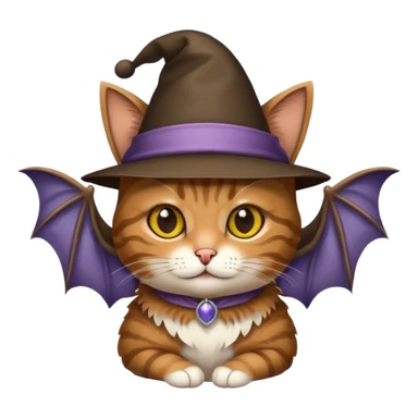 Cat hat bat sticker