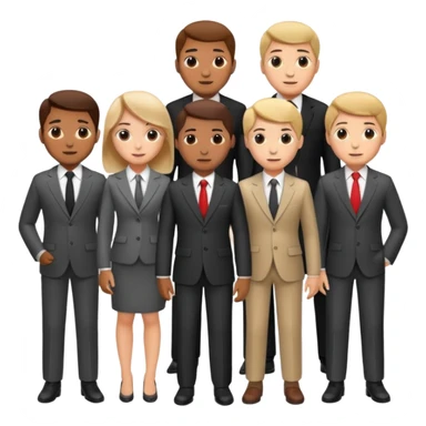 group of people, media agency sticker