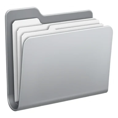 white and gray folder empty sticker