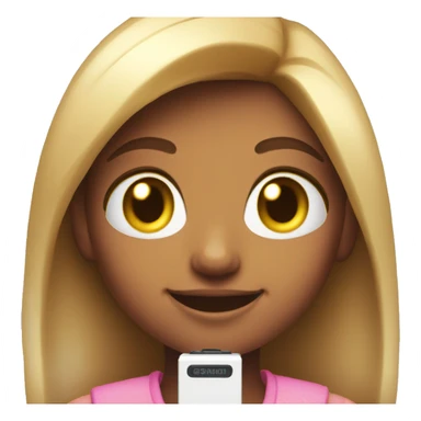 Glowing girl playing nintendo switch sticker