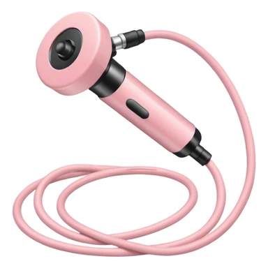 phonendoscope, soft pastel pink, iOS emoji style, variation 2 sticker