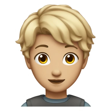 Short haired 14 year old gender neutral bisexual  sticker