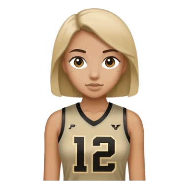 Girl in “purdue” jersey sticker