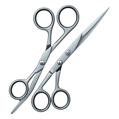  hairdressing scissors sticker