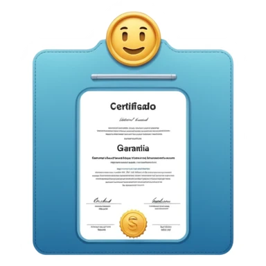 certificado de garantia  sticker